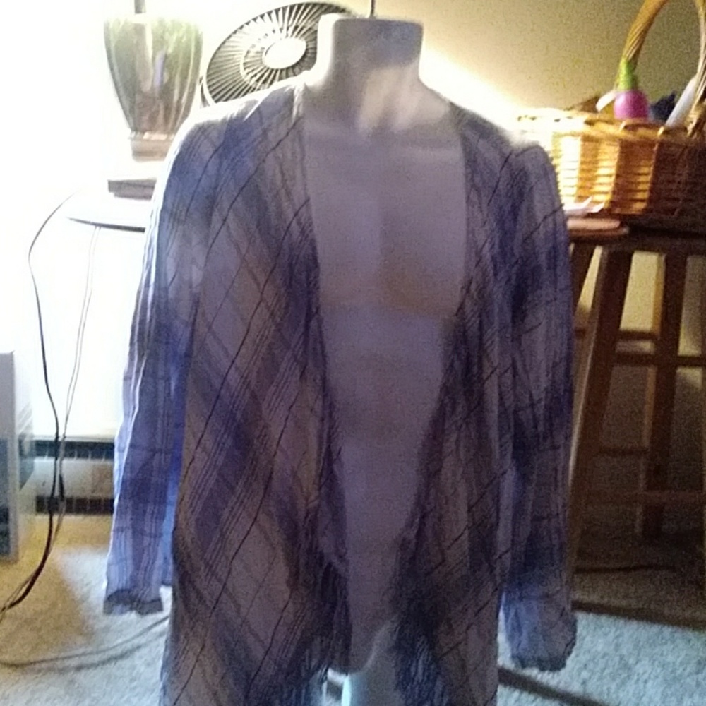 Torrid Cardigan Plaid